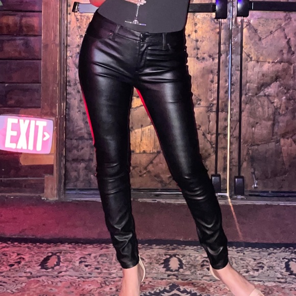 BLANKNYC FAUX LEATHER PANTS (size 27) - Picture 5 of 6